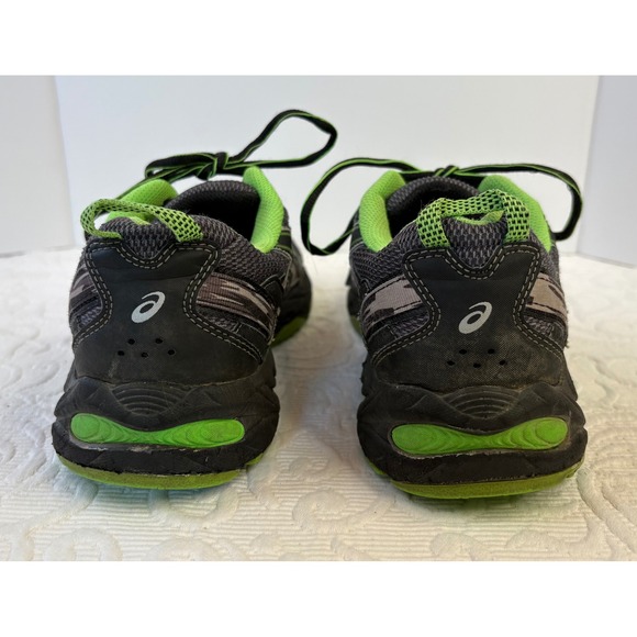 ASICS Gel Venture 5 Women's Trail Running‎ Shoes Black Neon Green Size 8 - Picture 9 of 11